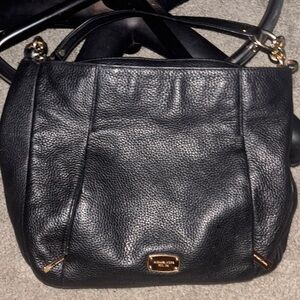 Michael Kors Black Leather Shoulder Bag
